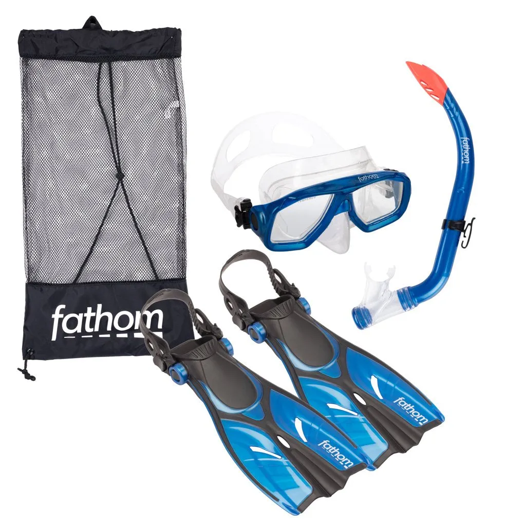 [MSFC-GJ-Pink-S/M] Aruba Junior Mask, Snorkel And Fin Combo (Pink, S/M)